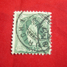 Timbru 50C verde 1905 Elvetia 1 valoare stampilata