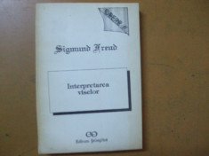 Interpretarea viselor Sigmund Freud Bucuresti 1993 foto