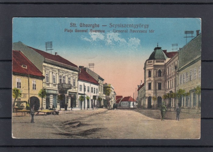 SFANTU GHEORGHE PIATA GENERAL AVERESCU CIRCULATA 1929