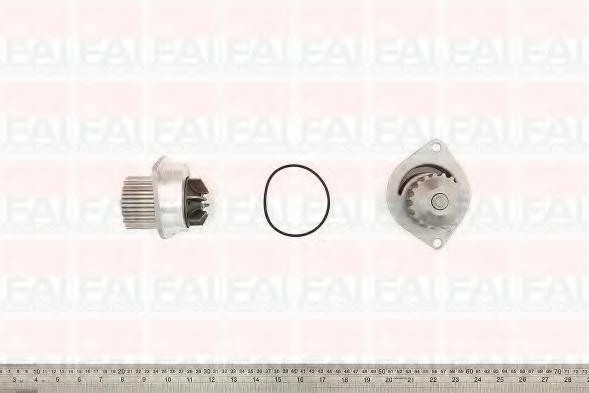 pompa apa DACIA LOGAN 1.4 MPI LPG - FAI AutoParts WP6038 pompa apa DACIA LOGAN 1.4 MPI LPG - FAI AutoParts WP6038