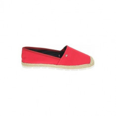 Espadrile Femei Tommy Hilfiger Basic Sporty Flat Espadrille Tango Red FW0FW02409611 foto