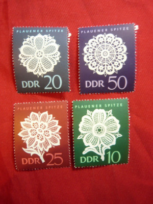 Serie- Dantele 1966 DDR , 4 val. foto