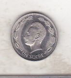 Bnk mnd Ecuador 1 sucre 1988 unc, America Centrala si de Sud