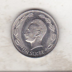 bnk mnd Ecuador 1 sucre 1988 unc