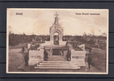 GALATI CRIPTA EROULUI NECUNOSCUT MARASTI 1917-MARASESTI 1917 foto