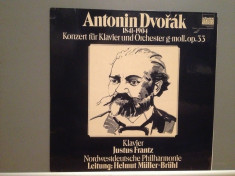 DVORAK ? PIANO CONCERT op 33 - J.Frantz -piano (1972/SCHWANN/RFG) - VINIL/ca NOU foto