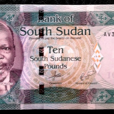 South Sudan de Sud 10 Pounds 2016 UNC necirculata **