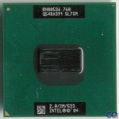 Procesor laptop folosit Intel Pentium M 760 SL7SM 2.00GHz foto