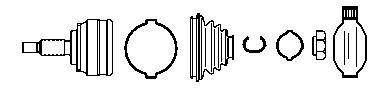 Set articulatie, planetara ZAZ TAVRIA 1.1 - FARCOM 134634 Set articulatie, planetara ZAZ TAVRIA 1.1 - FARCOM 134634