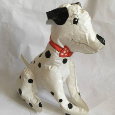 Jucarie gonflabila veche, China, Vintage, caine dalmatian, 32cm