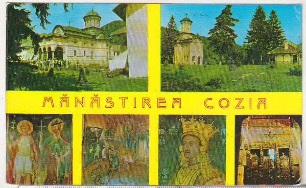 bnk cp Manastirea Cozia - Vedere - circulata franco