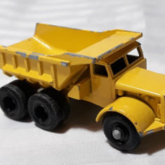 MATCHBOX NR.6 B - LESNEY - ANGLIA - EUCLID DUMP TRUCK - METAL - VINTAGE AN 1958