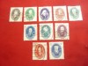 Serie Personalitati Academia Stiinte Berlin 1950 DDR ,10 val. stampilate, Stampilat