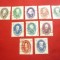 Serie Personalitati Academia Stiinte Berlin 1950 DDR ,10 val. stampilate