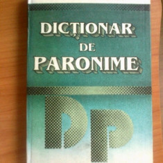 DICTIONAR DE PARONIME-NICOLAE FELECAN 1995