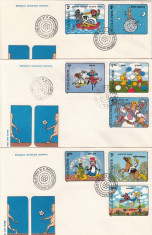 ROMANIA 1989 LP 1224 DESENE ANIMATE DIN FILME ROMANESTI SERIE FDC foto