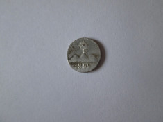 Rara! Mini moneda argint 1/4 Real 1899 Guatemala foto