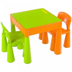 Masuta Guliver cu 2 scaune - Tega Baby - Orange foto