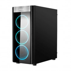 Carcasa Gaming Segotep Wider X3 Black, Middle Tower, 2x USB 3.0, Ventilatoare... foto