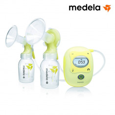 Pompa de san Medela Freestyle dubla, Electrica bifazica, Set calatorie+Calma ID596 foto