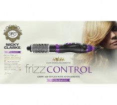 Perie rotativa aer cald Nicky Clarke NHA045 Frizz Control 1200 W ID660 foto