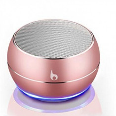 Mini boxa portabila cu Bluetooth Wireless Speaker Rose Gold foto