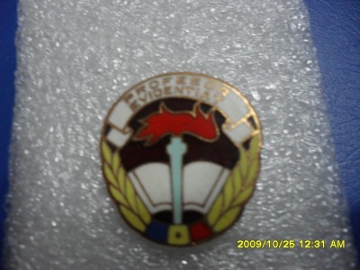 insigna Profesor Evidentiat foto