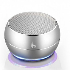 Mini boxa portabila cu Bluetooth Wireless Speaker Silver foto