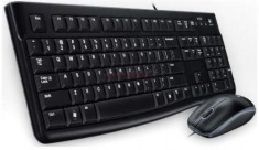 Kit Tastatura Logitech si Mouse MK120 foto