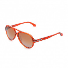 Ochelari de soare unisex Calvin Klein model wayfarer CK4191S, portocaliu rosiatic, ID202 foto
