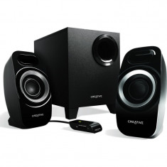 Boxe 2.1 INSPIRE T3300, 27W RMS, Negru foto