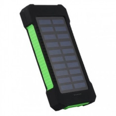 Acumulator universal extern Powerbank Green cu incarcare solara 8000mAh foto