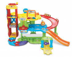 Set jucarie interactiva garaj supraetajat cu lift si cantar masini VTech Toot-Toot Drivers Garage, ID314 foto