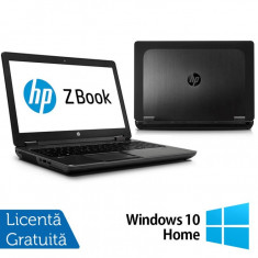 Laptop Refurbished Hp Zbook 15, Intel Core i7-4700MQ 2.40Ghz, 16GB DDR3, 120GB SSD, 15 inch, LED display + Windows 10 Home foto