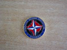 C5 C1 - EFIGIE - TEMATICA MILITARA - MISIUNE NATO IN KOSOVO foto