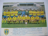 Petrolul Ploiesti - carte postala - sezon 80-81