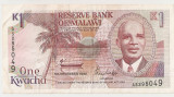 MALAWI 1 KWACHA 1990 XF