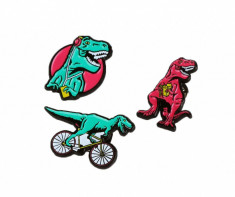 Set 3 insigne T-Rex foto