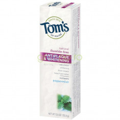 Pasta de Dinti fara Fluor ? Tom?s Of Maine ? Antiplaque &amp;amp; Whitening ? 133gr foto