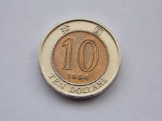 10 DOLLARS 1994 HONG KONG foto