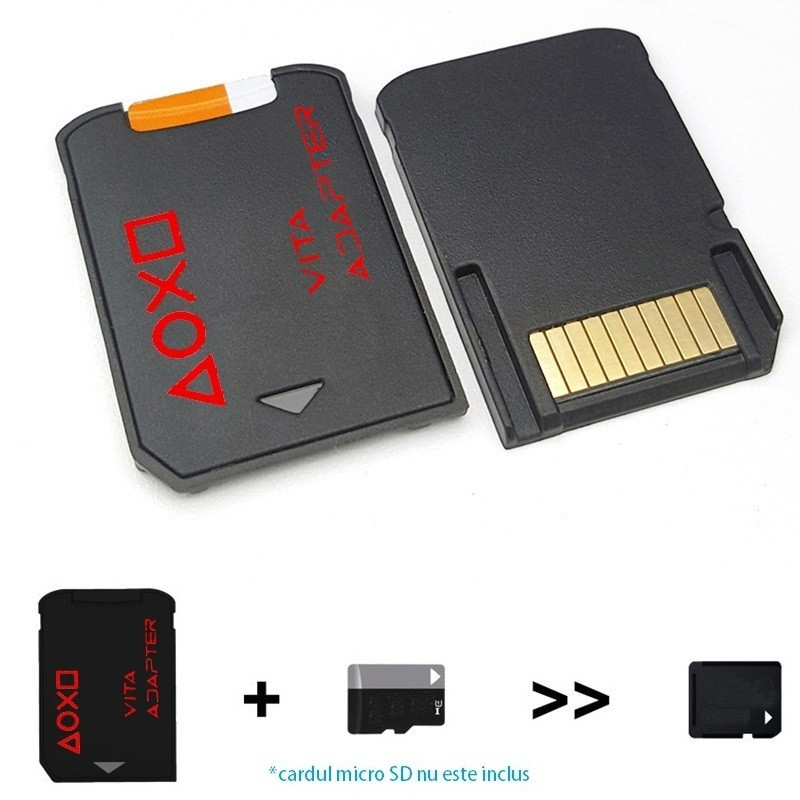 Adaptor card micro SD la card de memorie pt Playstation Vita PS Vita, Card  memorie | Okazii.ro