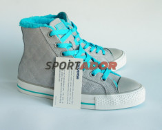 Ghete Converse Star Player Hi 36, 37EU -piele intoarsa- factura, garantie foto