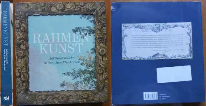 Inramari de arta in vechi pinacoteci; Editura Hatie Cantz, 2010; album de arta