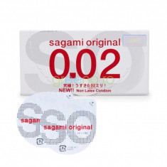 Pachet 2x Prezervative, fara Latex, fara alergeni, Sagami 0.02mm, made in Japan foto