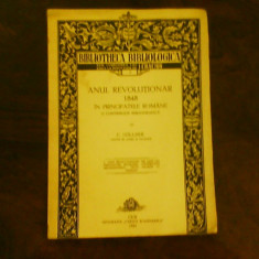 C. Gollner Anul revolutionar 1848 in Principatele romane.Contributie bibliograf.