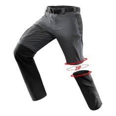 Pantaloni TREKKING NOI Decathlon ARPENAZ TREK 700 GRI BARBATI FORCLAZ 120 lei foto