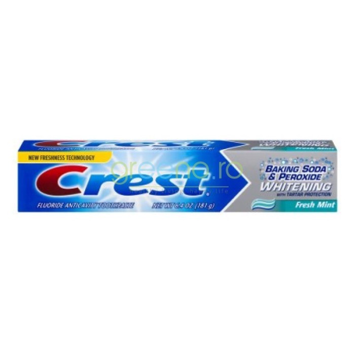 Pasta de Dinti Crest Baking Soda + Peroxide 181gr Pasta de Dinti Crest Baking Soda + Peroxide 181gr