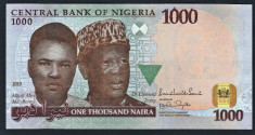 Nigeria 1000 Naira 2010 foto