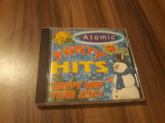 CD ATOMIC VARIOUS PARTY HITS HAPPY NEW YEAR 2001 ORIGINAL FOARTE RAR!!!! foto