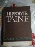 Pagini de critica-Hippolyte Taine